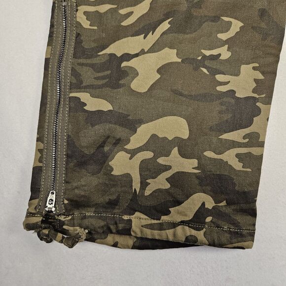 ELOQUII Cargo Pants Camo Plus Size 26 Cotton Stretch Ankle Zip Modern Casual - Picture 4 of 14